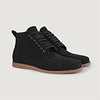 color swatch Bearman Moc Toe Black Suede Boots